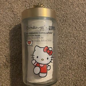 Hello kitty creme cotton pad holder